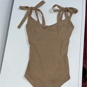 Tan Body Suit